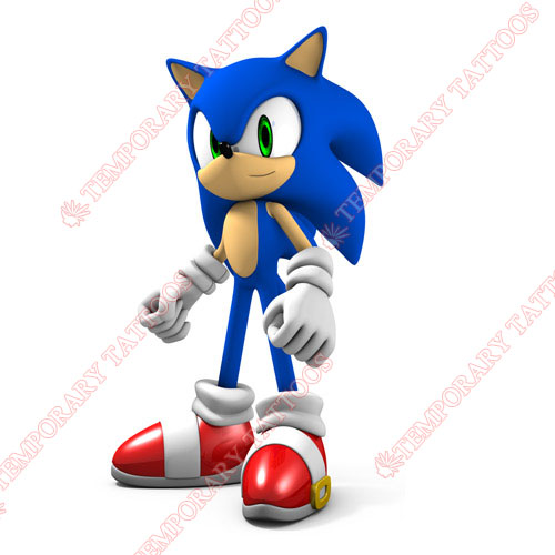 Sonic the Hedgehog Customize Temporary Tattoos Stickers NO.5292